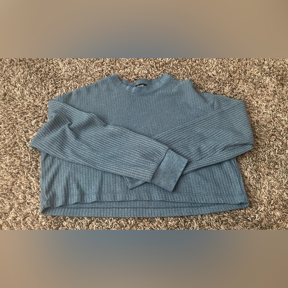 Justify cropped sweater